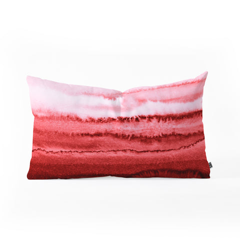 Monika Strigel WITHIN THE TIDES CRANBERRY PIE Oblong Throw Pillow