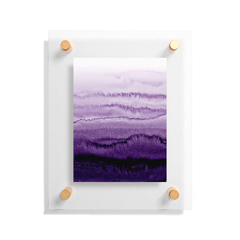 Monika Strigel WITHIN THE TIDES LAVENDER FIELDS Floating Acrylic Print