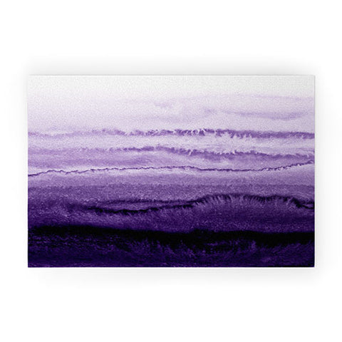 Monika Strigel WITHIN THE TIDES LAVENDER FIELDS Welcome Mat