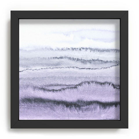 Monika Strigel WITHIN THE TIDES LILAC GRAY Recessed Framing Square