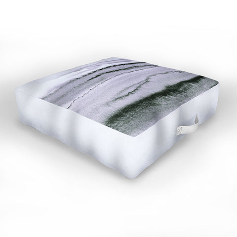 Monika Strigel WITHIN THE TIDES LILAC GRAY Outdoor Floor Cushion