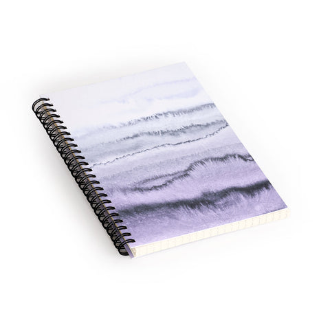 Monika Strigel WITHIN THE TIDES LILAC GRAY Spiral Notebook