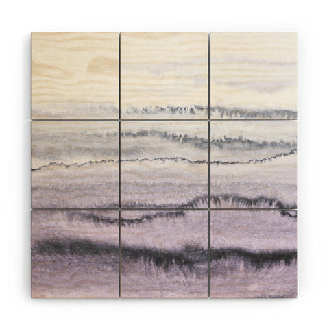 Monika Strigel WITHIN THE TIDES LILAC GRAY Wood Wall Mural