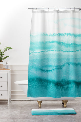 Monika Strigel WITHIN THE TIDES LIMPET SHELL Shower Curtain And Mat