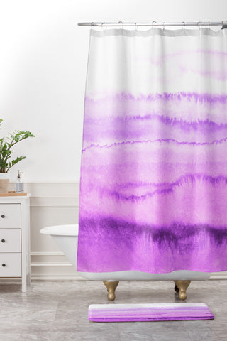 Monika Strigel WITHIN THE TIDES LOVELY LAVENDER Shower Curtain And Mat