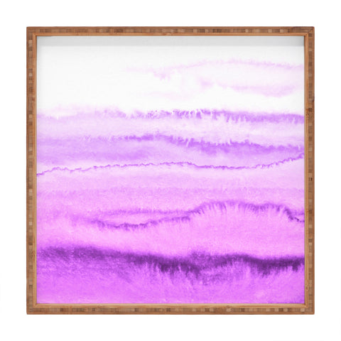 Monika Strigel WITHIN THE TIDES LOVELY LAVENDER Square Tray