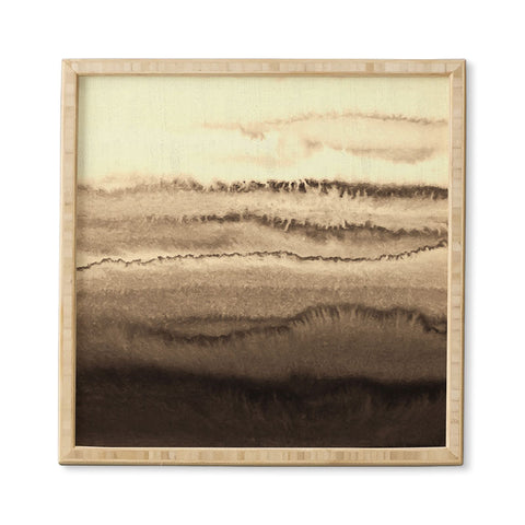 Monika Strigel WITHIN THE TIDES SAND AND STONES Framed Wall Art
