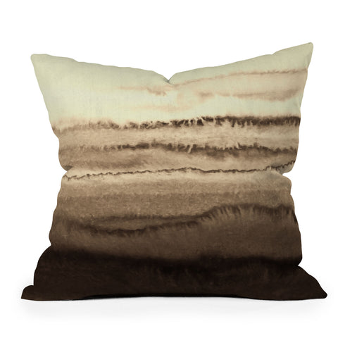 Monika Strigel WITHIN THE TIDES SAND AND STONES Throw Pillow