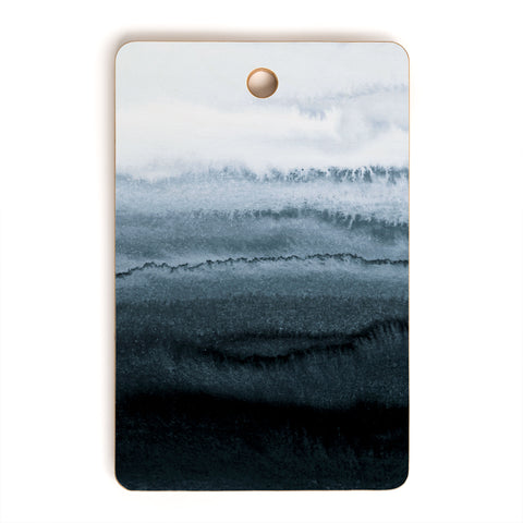 Monika Strigel WITHIN THE TIDES STORMY WEATHER GREY Cutting Board Rectangle