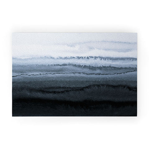 Monika Strigel WITHIN THE TIDES STORMY WEATHER GREY Welcome Mat
