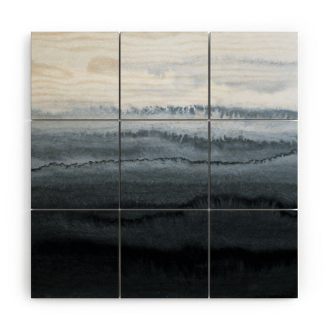 Monika Strigel WITHIN THE TIDES STORMY WEATHER GREY Wood Wall Mural