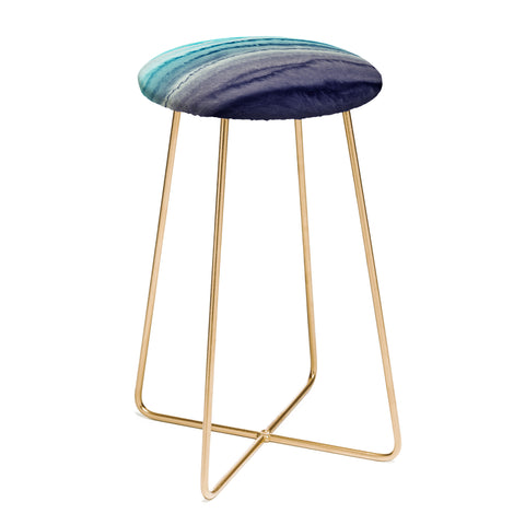 Monika Strigel WITHIN THE TIDES WINTER SKIES Counter Stool