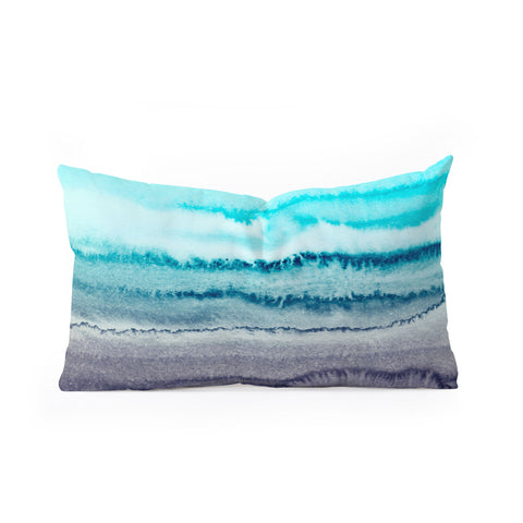 Monika Strigel WITHIN THE TIDES WINTER SKIES Oblong Throw Pillow