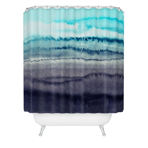 Monika Strigel WITHIN THE TIDES WINTER SKIES Shower Curtain