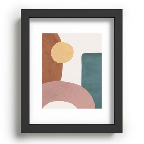 MoonlightPrint Abstract Earth 11 Painted Recessed Framing Rectangle