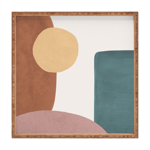 MoonlightPrint Abstract Earth 11 Painted Square Tray