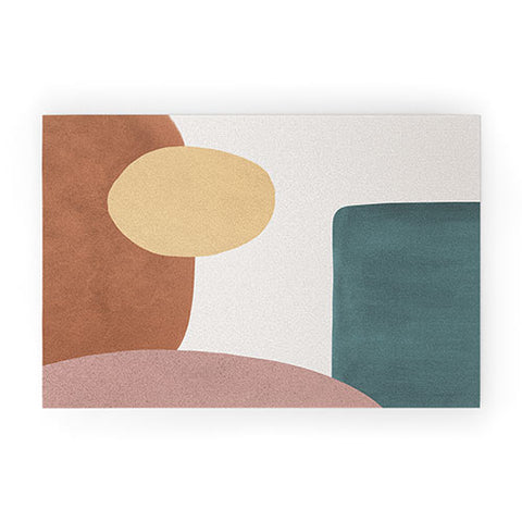 MoonlightPrint Abstract Earth 11 Painted Welcome Mat