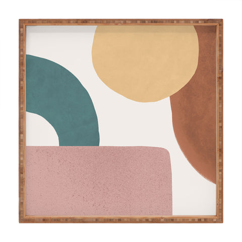 MoonlightPrint Abstract Earth 12 Painted Square Tray
