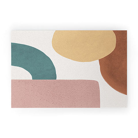 MoonlightPrint Abstract Earth 12 Painted Welcome Mat