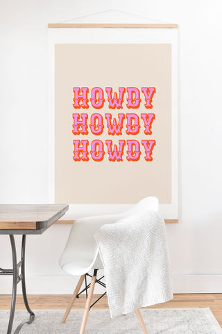 Morgan Elise Sevart howdy howdy Art Print And Hanger