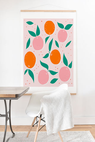Morgan Elise Sevart vitamin C pink Art Print And Hanger