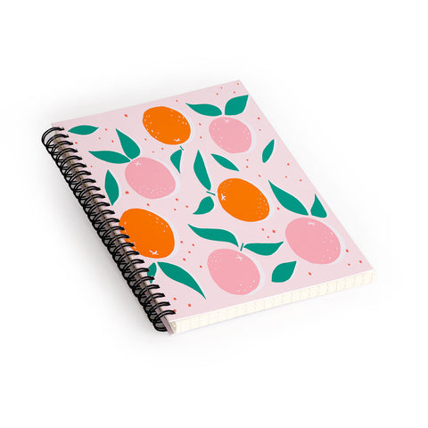 Morgan Elise Sevart vitamin C pink Spiral Notebook