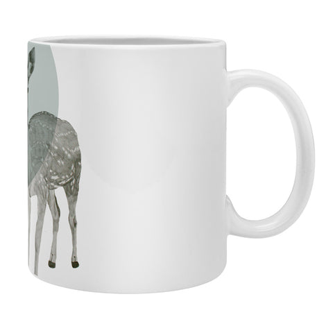 Morgan Kendall aqua deer Coffee Mug