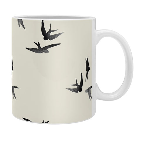 Morgan Kendall black birds Coffee Mug