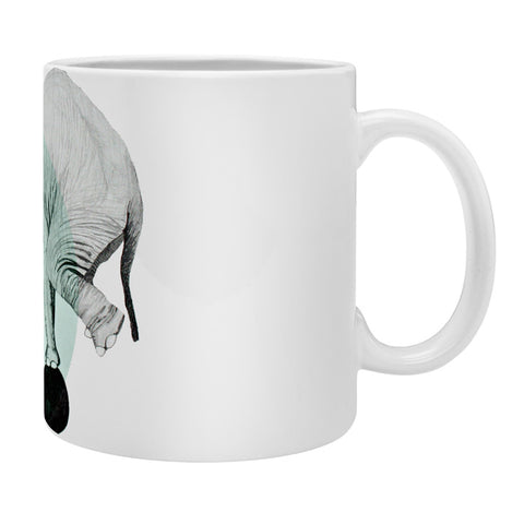 Morgan Kendall blue elephant Coffee Mug