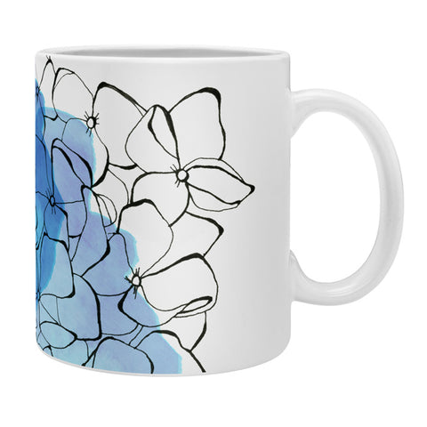 Morgan Kendall blue hydrangea Coffee Mug