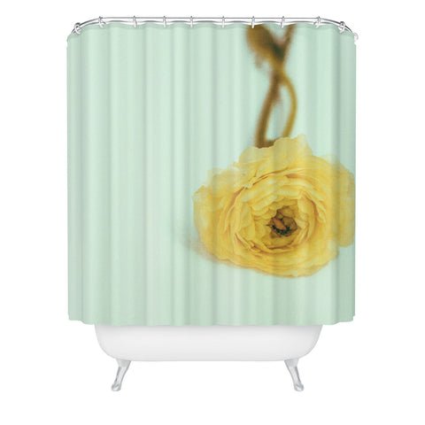 Morgan Kendall butter Shower Curtain