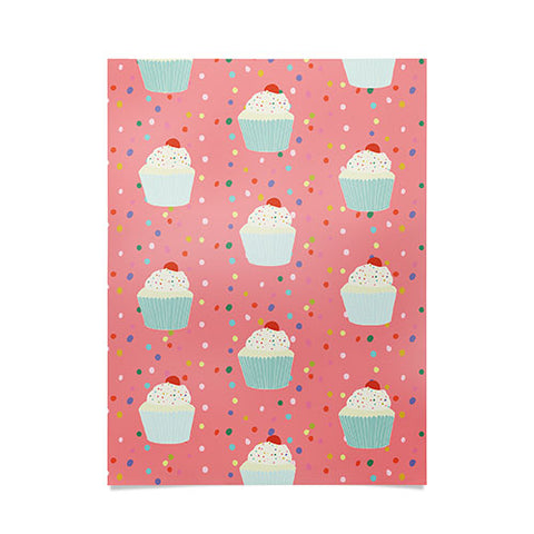 Morgan Kendall cupcakes and sprinkles Poster