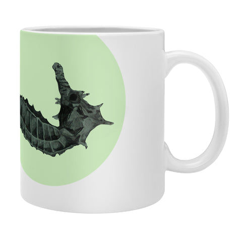 Morgan Kendall green seahorse Coffee Mug