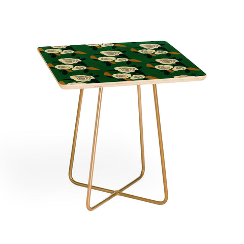 Morgan Kendall green spring Side Table