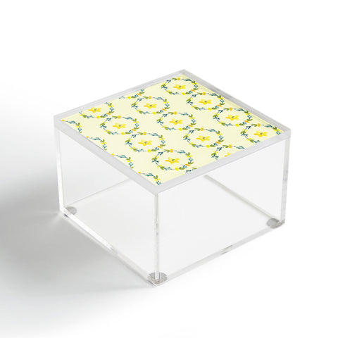 Morgan Kendall lemon lime Acrylic Box