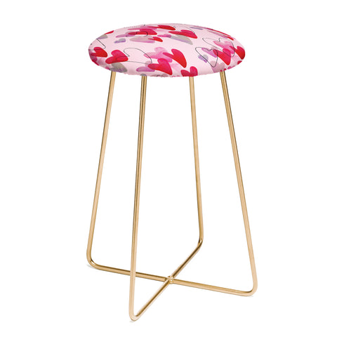 Morgan Kendall listen to my heartbeat Counter Stool