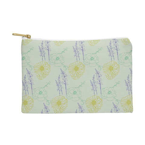 Morgan Kendall may flowers Pouch