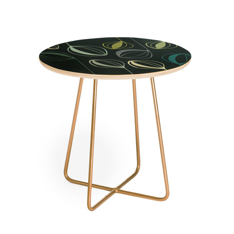 Morgan Kendall mid century pods Round Side Table