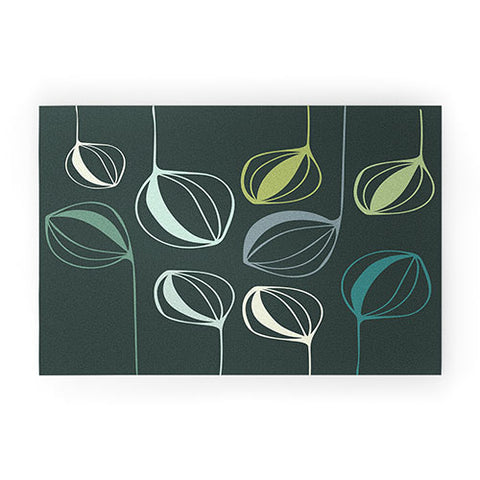Morgan Kendall mid century pods Welcome Mat