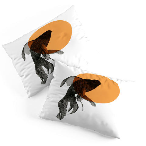 Morgan Kendall orange goldfish Pillow Shams