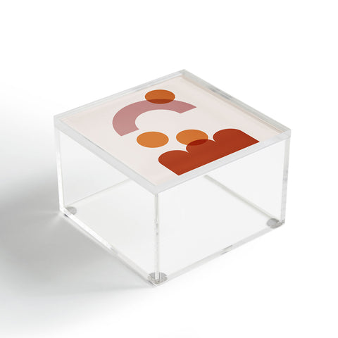 Morgan Kendall Orange Valley Acrylic Box