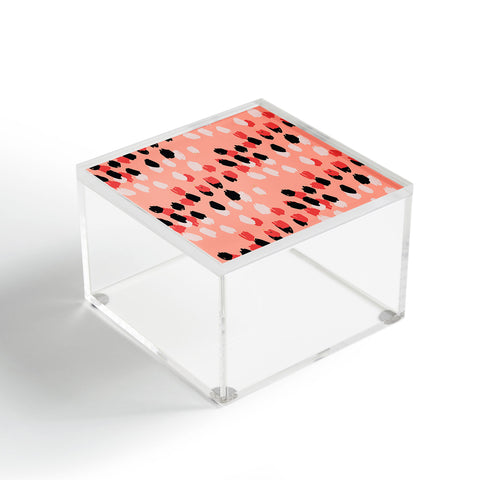 Morgan Kendall pink scribbles Acrylic Box