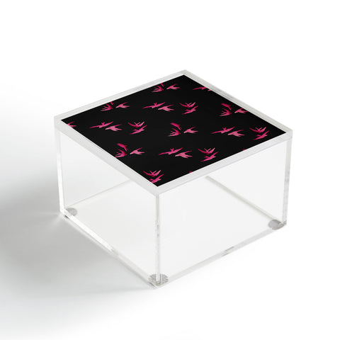 Morgan Kendall pink sparrows Acrylic Box