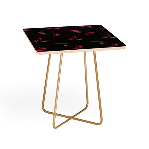 Morgan Kendall pink sparrows Side Table