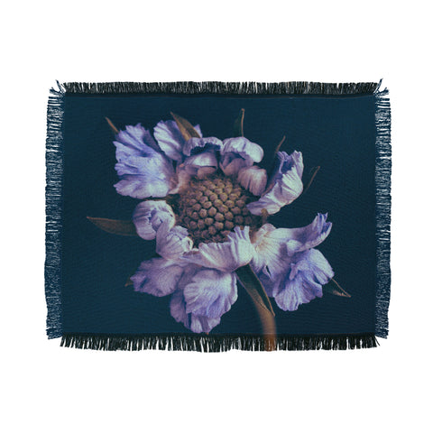 Morgan Kendall purple honeycomb Throw Blanket