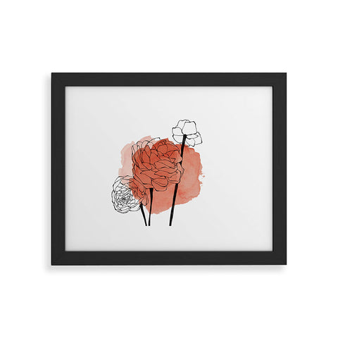 Morgan Kendall Ranunculus Framed Art Print