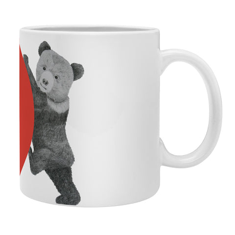 Morgan Kendall red bear Coffee Mug