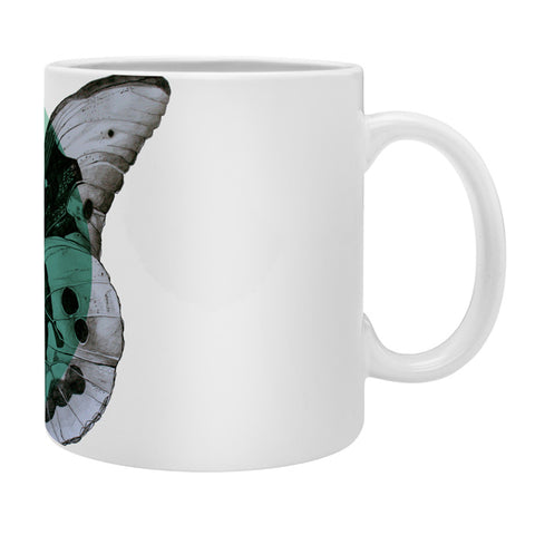 Morgan Kendall turquiose butterfly Coffee Mug