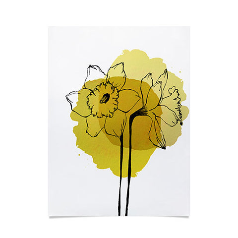 Morgan Kendall yellow daffodils Poster