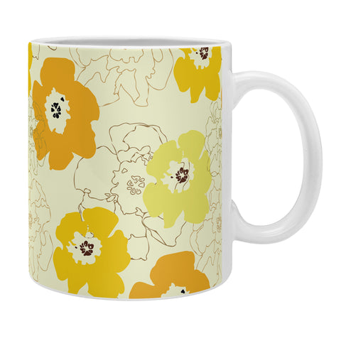 Morgan Kendall yellow flower power Coffee Mug